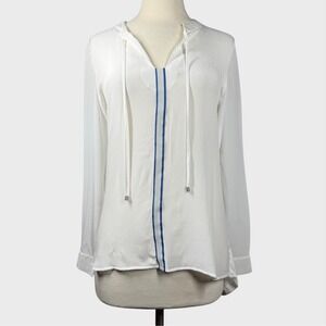 AMS pure - Barcelona, Spain SZ Small/Medium long sleeve white top